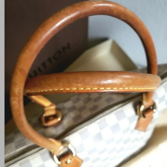 Louis Vuitton Damier Azur Saleya MM Bag & Matching Zippy Wallet - Picture 12 of 16